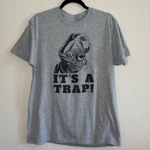 Star Wars Admiral Ackbar It’s a Trap Tee Shirt Top Size L - Picture 1 of 3